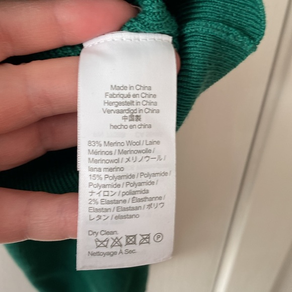 Jcrew Green Ruffle-neck Sweater - Picture 4 of 5